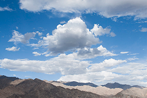 Only Sky. Near Namgyal Tsemo Gompa, India