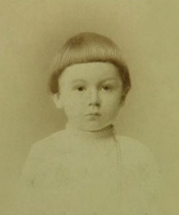 Vasily Komarovsky in childhood